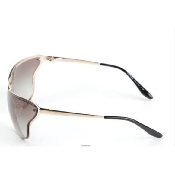 NEW! PRADA PR 74VS CATWALK  Butterfly Gold Frame/Brown Sunglasses  Box & Case - Picture 3 of 7